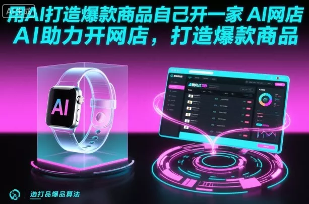 用AI打造爆款商品自己开一家AI网店，AI助力开网店，打造爆款商品 - 项目资源网