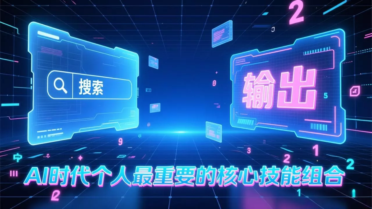 付费文章：AI时代个人最重要的核心技能组合：“输出能力”和“搜索能力” - 项目资源网
