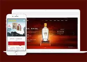 酒业包装设计类网站前端模板下载 - 项目资源网