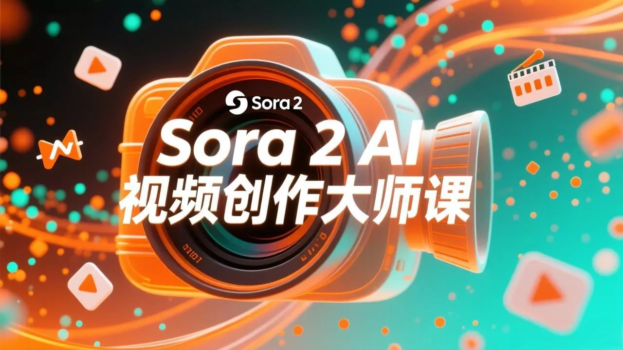 如何利用Sora 2创建流行AI人工智能视频大师班教程：掌握创作全流程，产出百万播放内容 - 项目资源网