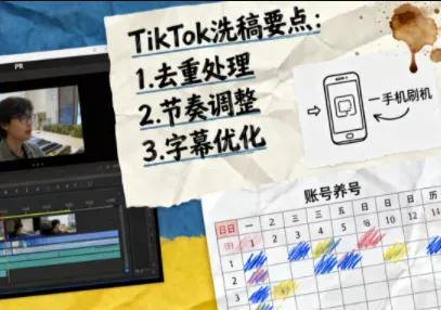 TikTok洗稿剪辑全流程课 - 项目资源网