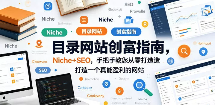 目录网站创富指南，Niche+SEO，手把手教您从零打造打造一个真能盈利的网站【原创双语字幕】 - 项目资源网
