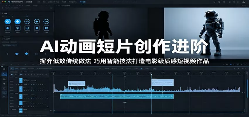 AI动画短片创作进阶：摒弃低效传统做法，巧用智能技法打造电影级质感短视频作品 - 项目资源网