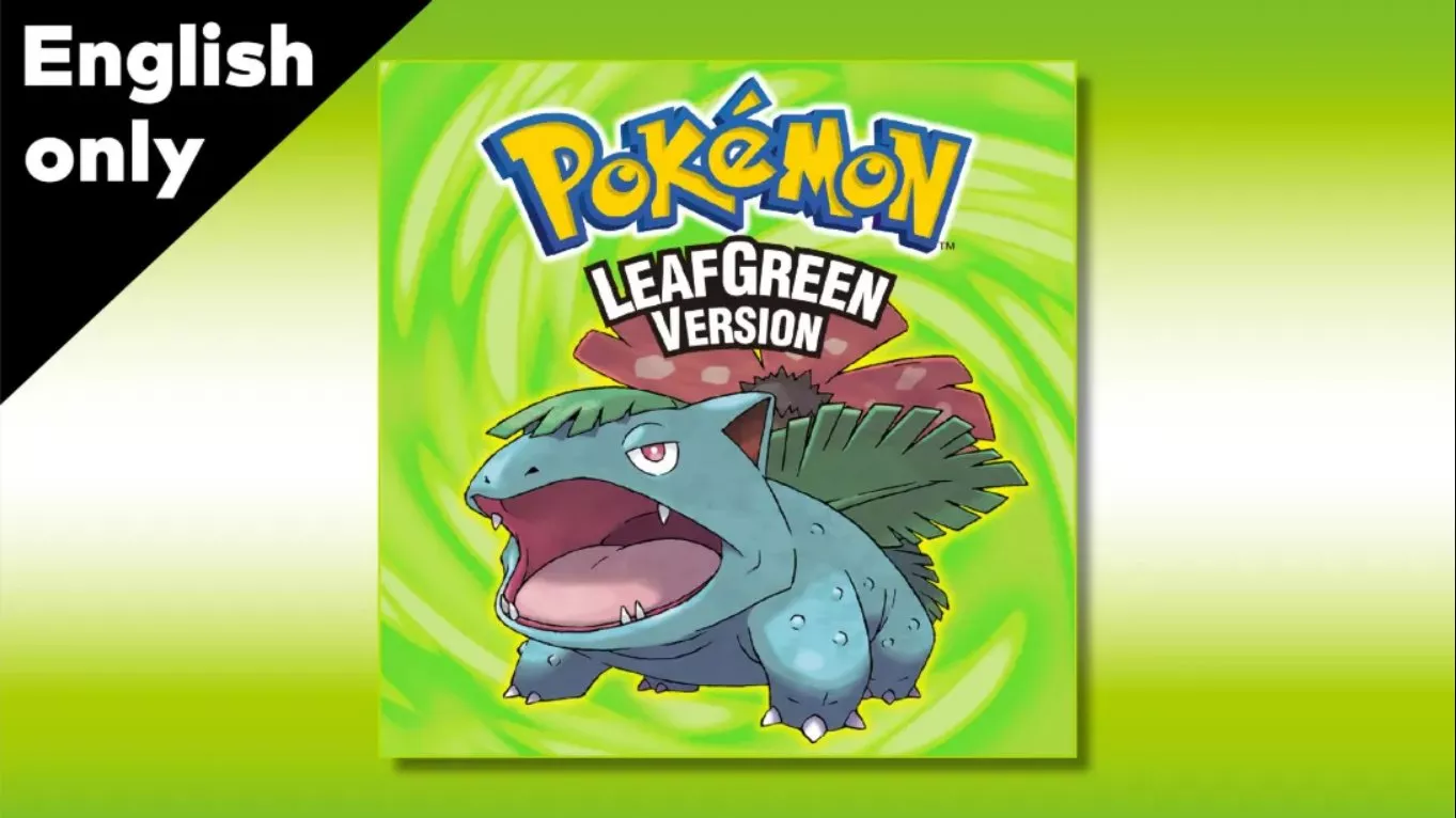 【美版】宝可梦叶绿 .Pokemon LeafGreen 中文汉化 - 项目资源网