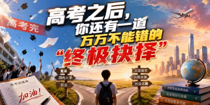 付费文章：高考之后，你还有一道万万不能错的“终极抉择” - 项目资源网