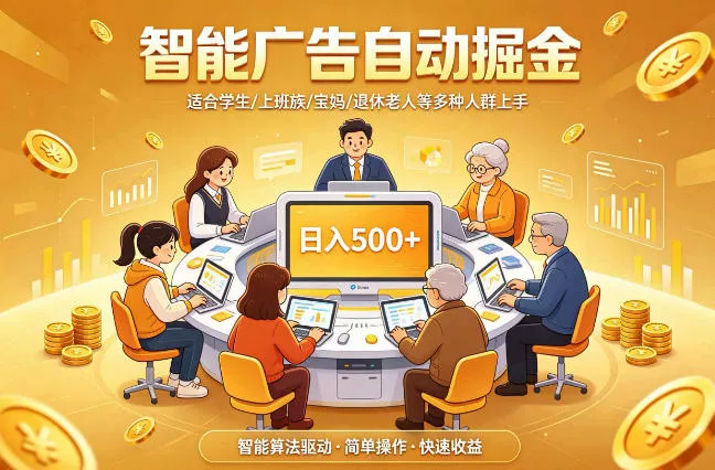 2026年最好做的项目：自动掘金项目，小白轻易上手，单日轻松收入500+【揭秘】 - 项目资源网