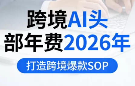 跨境AI头部年费2026年，打造跨境爆款SOP(更新3月) - 项目资源网