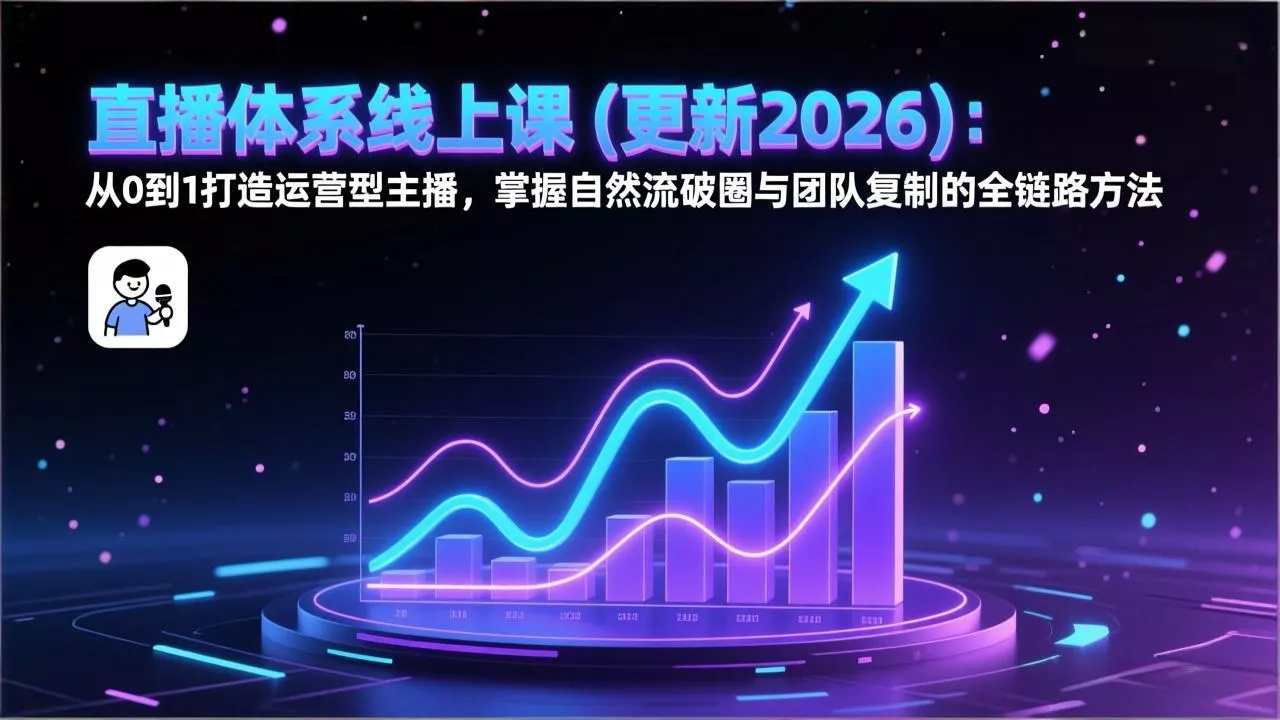 直播体系线上课(更新2月 - 项目资源网