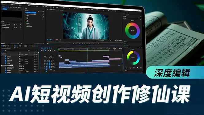 AI短视频创作修仙课，从炼气到金仙、爆款复刻、深度编辑，掌握全栈AI能力 - 项目资源网