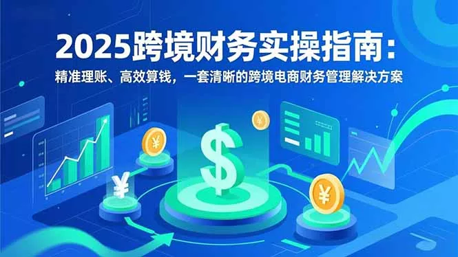 2025跨境财务实操指南：精准理账、高效算钱，一套清晰的跨境电商财务管理解决方案 - 项目资源网