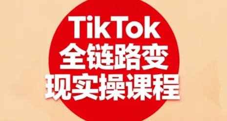 TikTok全链路变现实操课程，全方位助力学员掌握TK变现技能 - 项目资源网