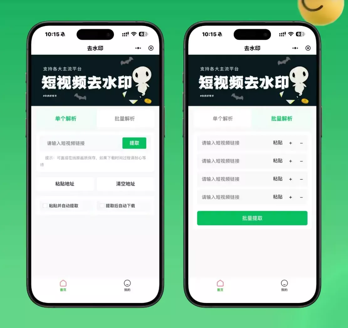 2026最新去水印小程序源码 v1.6.5 带流量主 - 项目资源网