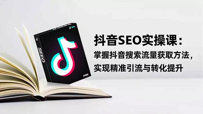 抖音SEO实战引流课：掌握抖音搜索流量获取方法，实现精准引流与转化提升 - 项目资源网