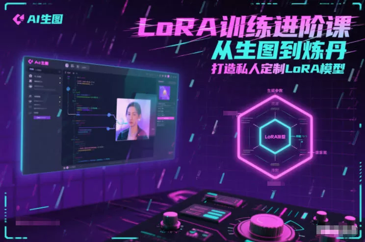 LoRA训练进阶课，从生图到炼丹，打造私人定制LoRA模型 - 项目资源网