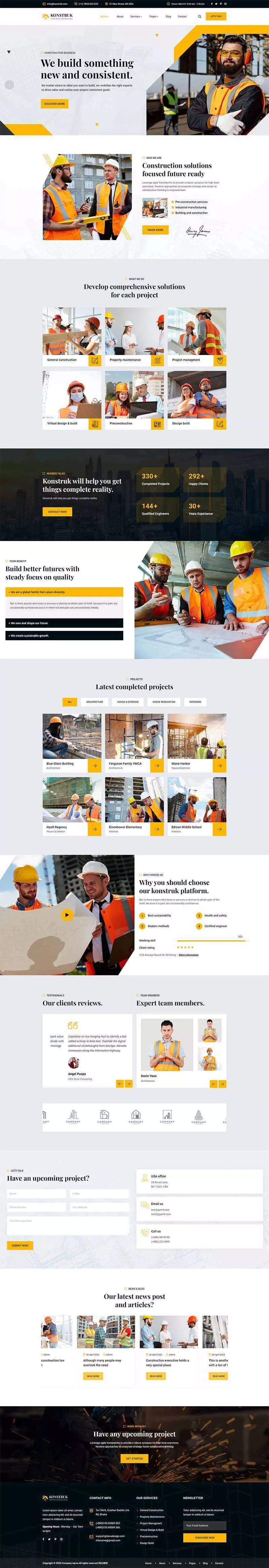 城市开发运营建筑公司网站html模板 - 项目资源网