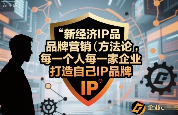 新经济IP品牌营销方法论，每一个人每一家企业都应该打造自己IP品牌 - 项目资源网