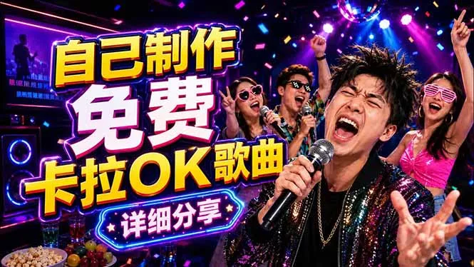 免费卡拉OK歌曲制作全攻略:音轨分离字幕制作,零基础快速做出专业K歌视频 免费卡拉OK歌曲制作全攻略:音轨分离字幕制作,零基础快速做出专业K歌视频