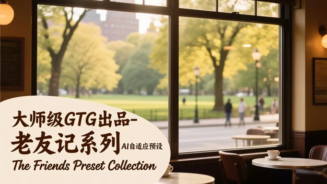 大师级GTG出品-老友记系列AI自适应预设The Friends Preset Collection - 项目资源网