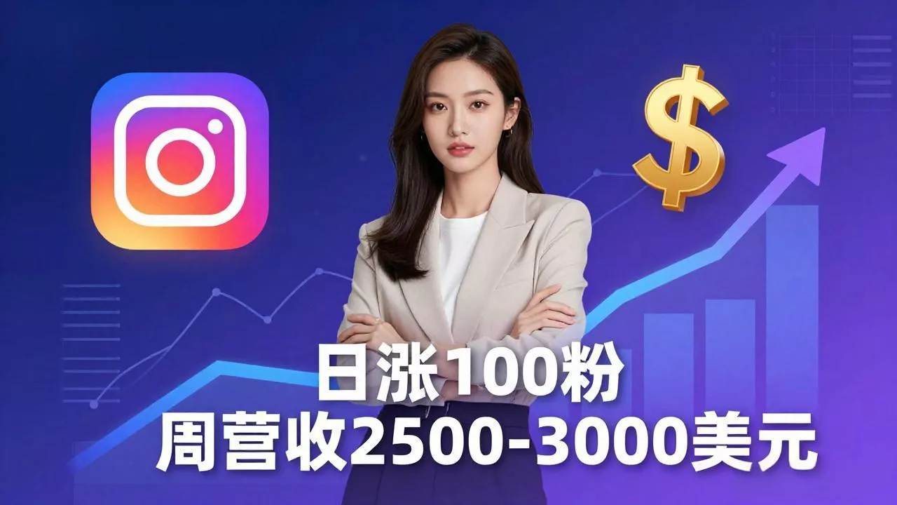 想做数字产品？Sheri亲授：日涨100粉、每周2500至3000美元的营收，Instagram躺着赚 - 项目资源网