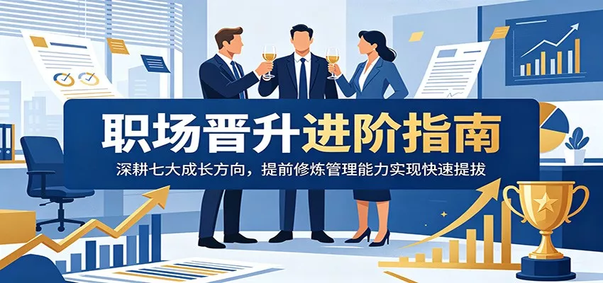 职场晋升进阶指南：深耕七大成长方向，提前修炼管理能力实现快速提拔 - 项目资源网