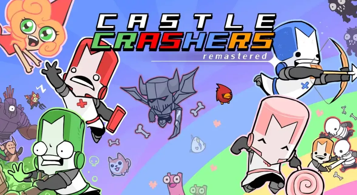 《城堡毁灭者 重置版 Castle Crashers Remastered》Switch美版中文NSP下载 – 含1.0.7补丁 - 项目资源网