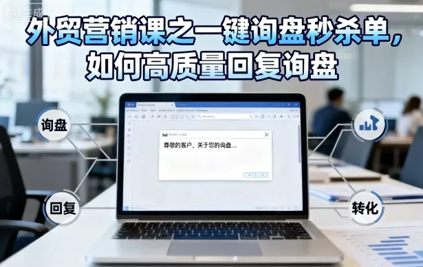 外贸营销课之一键询盘秒杀单，如何高质量回复询盘 - 项目资源网