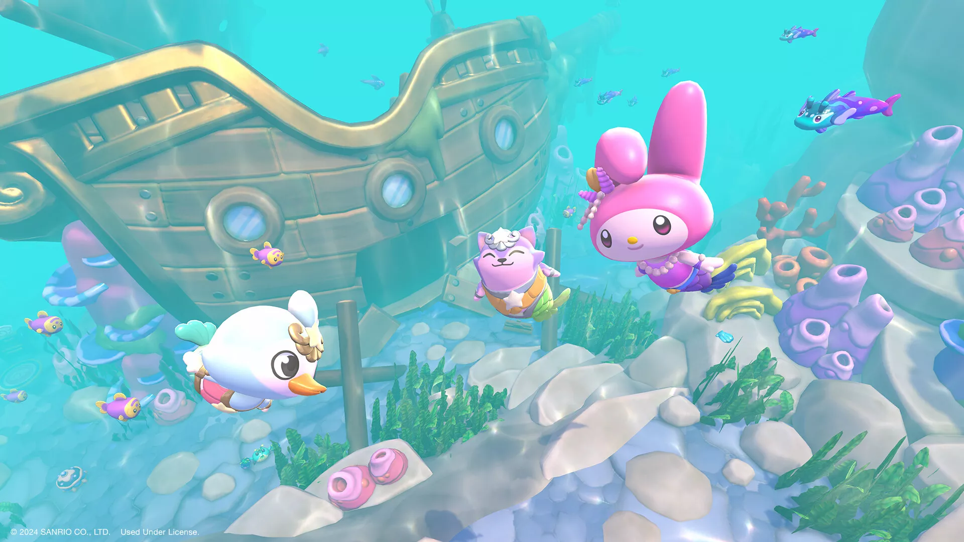 switch游戏《凯蒂猫岛屿冒险 Hello Kitty Island》美版中文+2.9.1补丁+2DLC+金手指 - 项目资源网