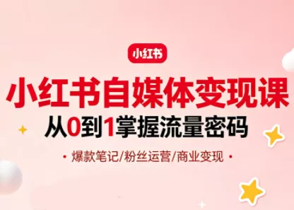 大漂亮·小红书自媒体变现课 - 项目资源网