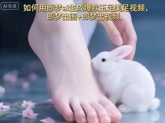 如何用即梦ai生成爆款玉足美足视频，即梦出图+即梦出视频，快速涨粉 - 项目资源网
