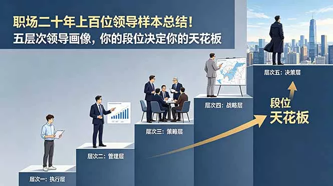 付费文章：职场二十年上百位领导样本总结！五层次领导画像，你的段位决定你的天花板 - 项目资源网