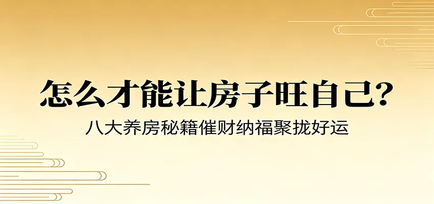 付费文章《怎么才能让房子旺自己？》八大养房秘籍催财纳福聚拢好运 - 项目资源网