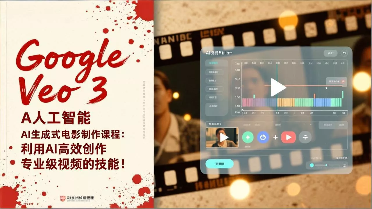 Google Veo 3人工智能AI生成式电影制作课程：利用AI高效创作专业级视频的技能！ - 项目资源网