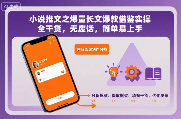 小说推文之爆量长文爆款借鉴实操，全干货，无废话，简单易上手 - 项目资源网